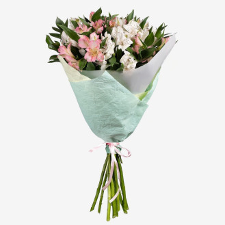 Bukett av Alstroemeria