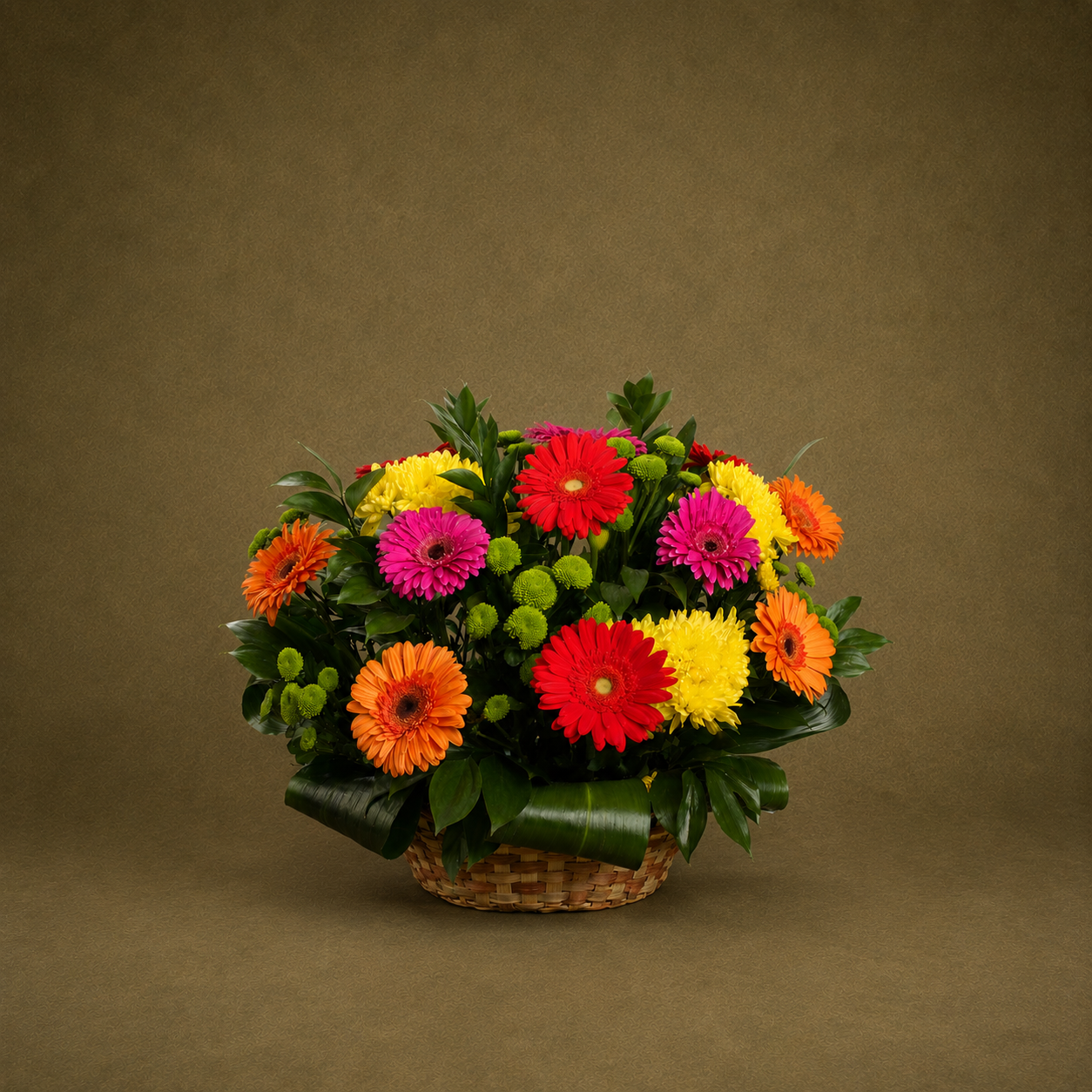 Kurv med Gerbera